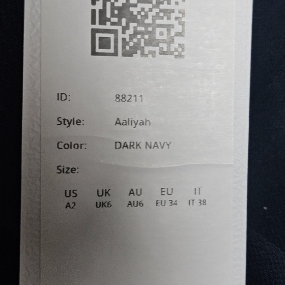 AZAZIE Aaliyah Dress Dark Navy A2 - Picture 6 of 11